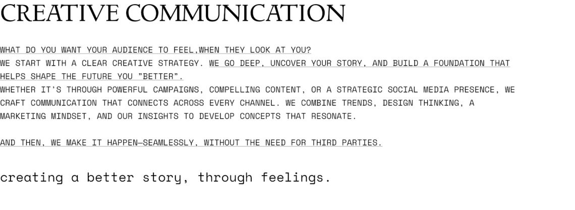 Creative Communication